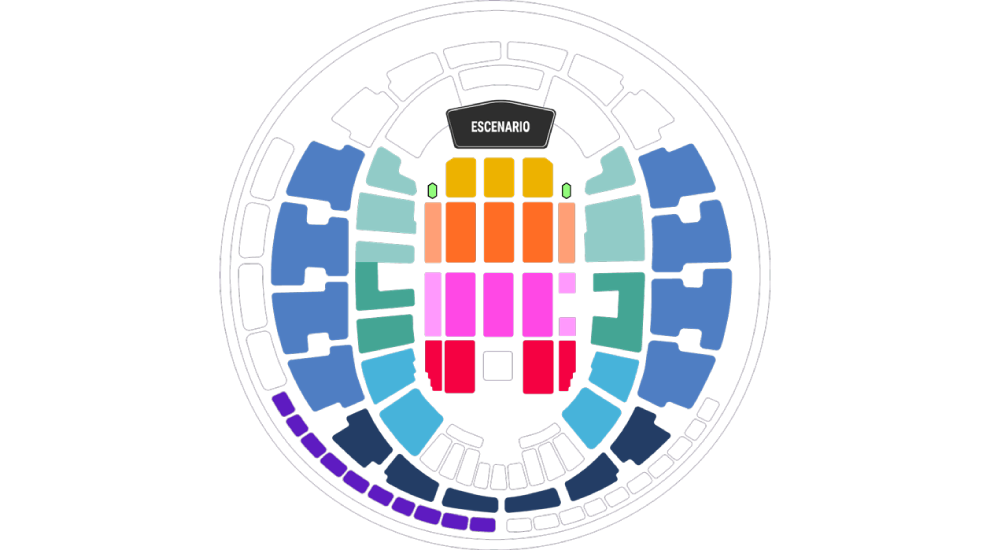 Elige tu lugar en el show