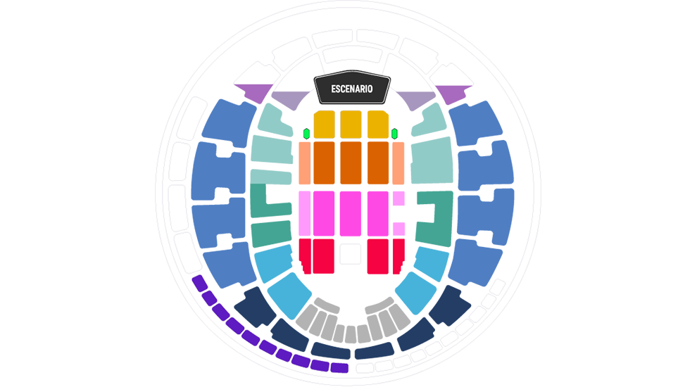 Elige tu lugar en el show