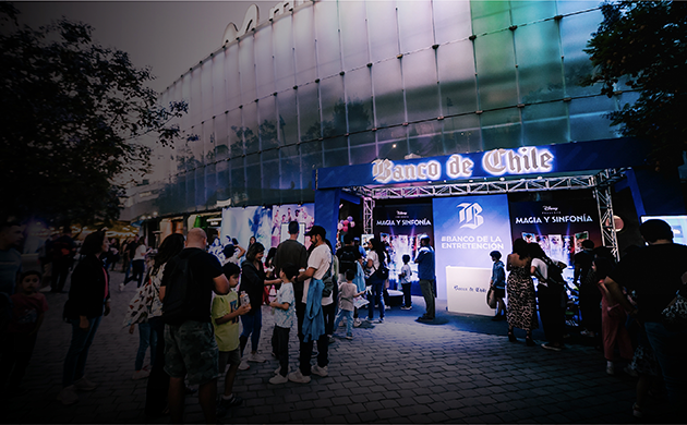 Banco de Chile, Cámara 360° - Disney On Ice